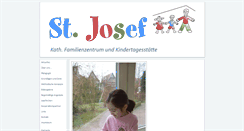 Desktop Screenshot of familienzentrum-st-josef.de